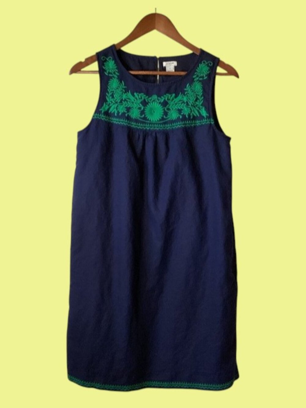 J. Crew Size Small Sleeveless Dress in Navy Blue
